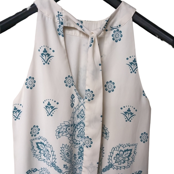 Lulus I Can Sea It Now Cream Print Dress Small - Picture 8 of 9